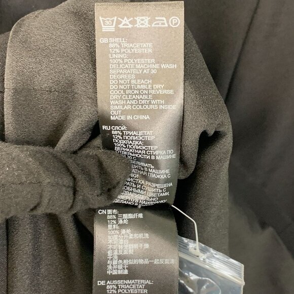 NWT REISS Avani Puff Sleeve Tuxedo Dress - Picture 10 of 10